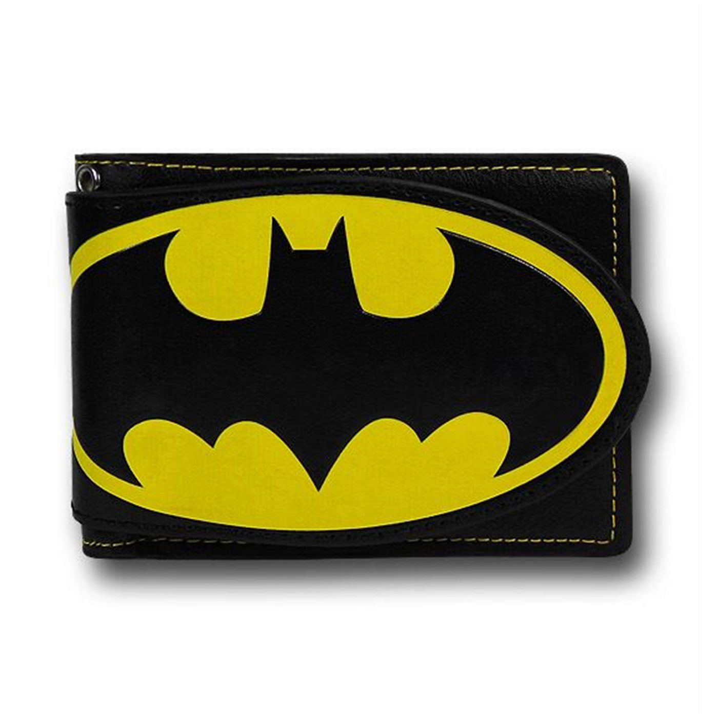 Batman Pocket Symbol Bi-Fold Wallet, Black