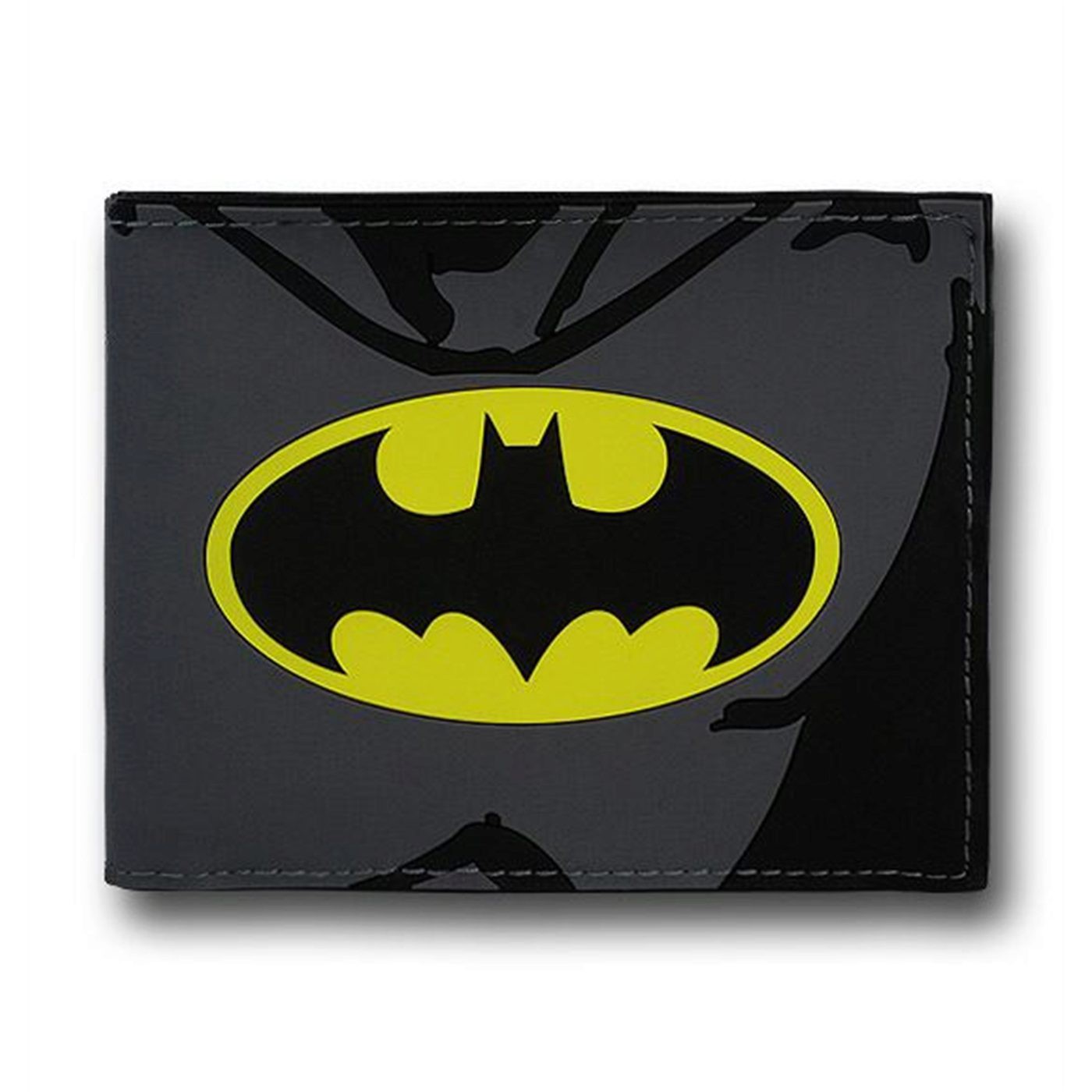 Batman Embossed Torso PVC Wallet, Grey