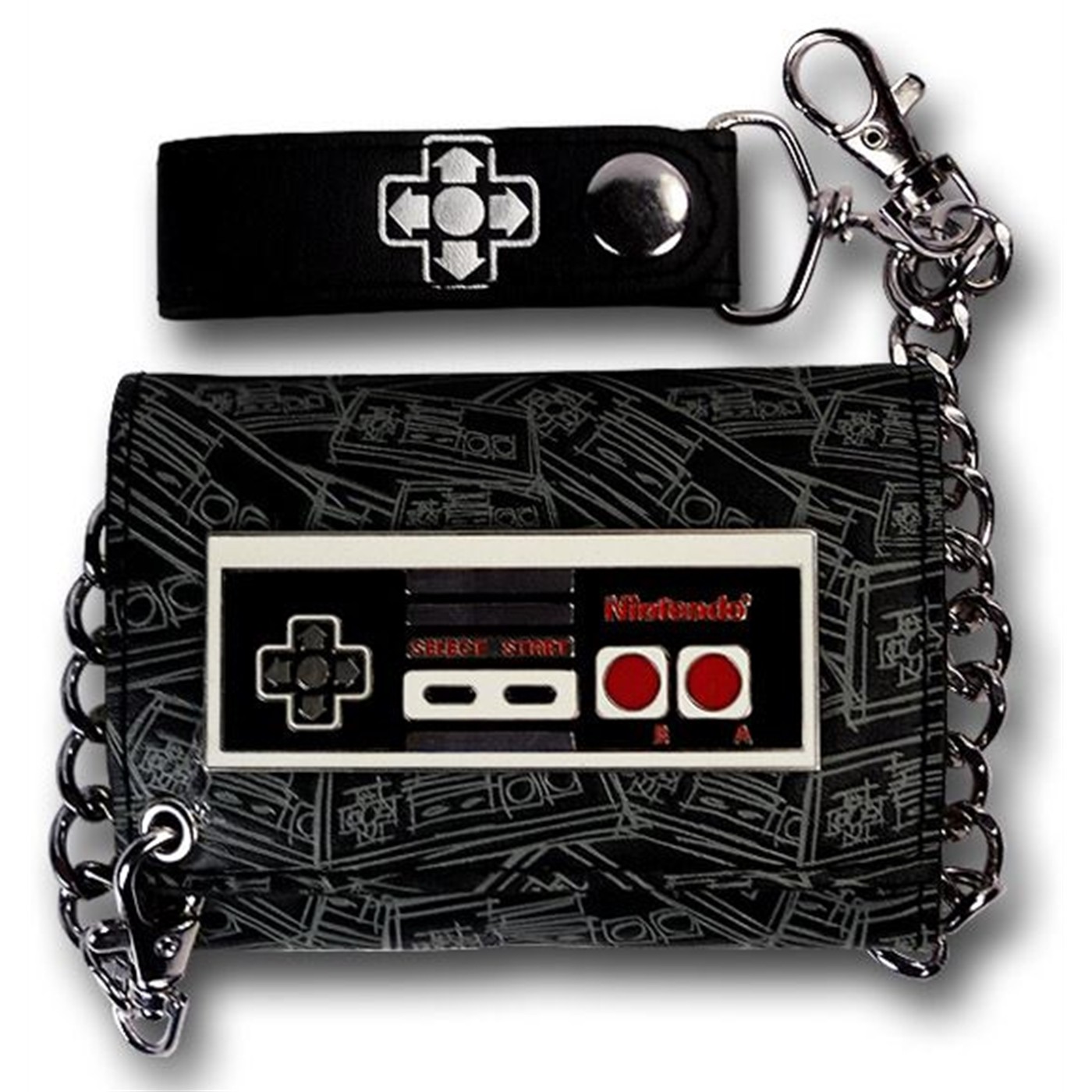 Nintendo Controller Chain Wallet, Black