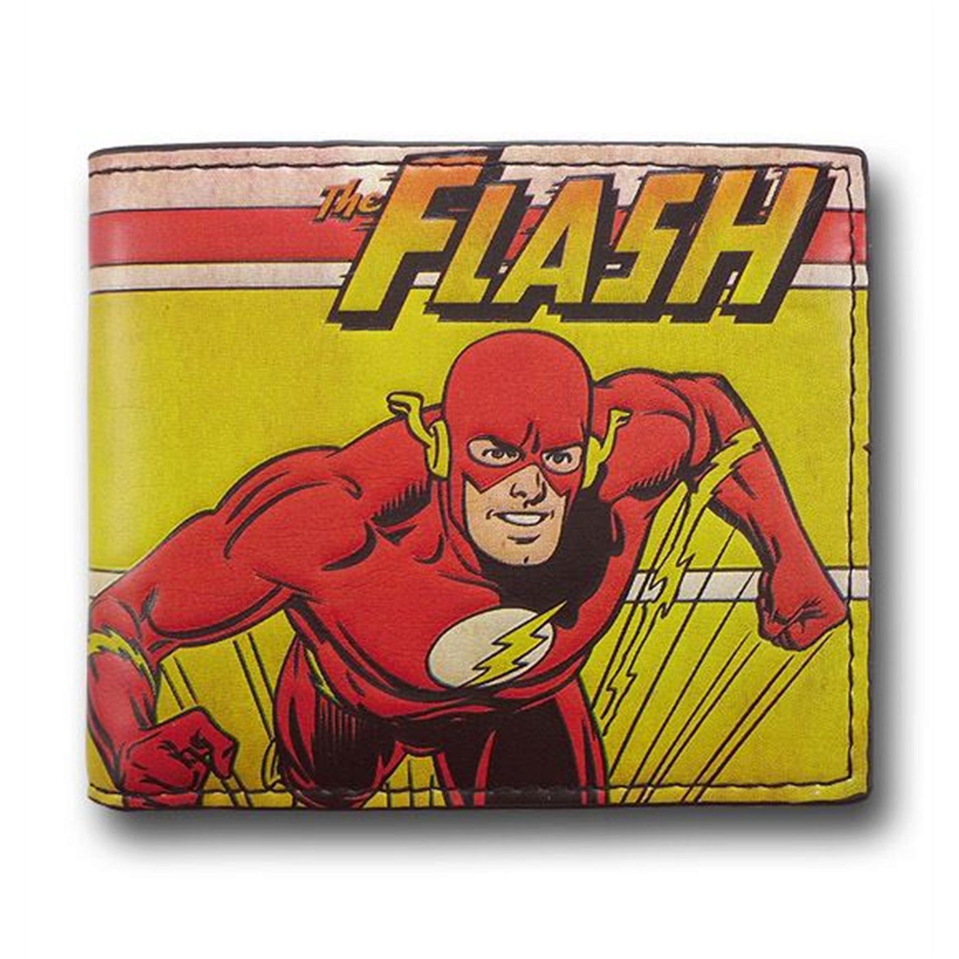 Flash Comic Art Wallet, Yellow