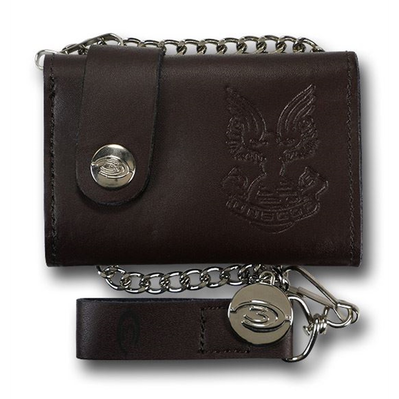 HALO UNSC Brown Chain Eagle Wallet