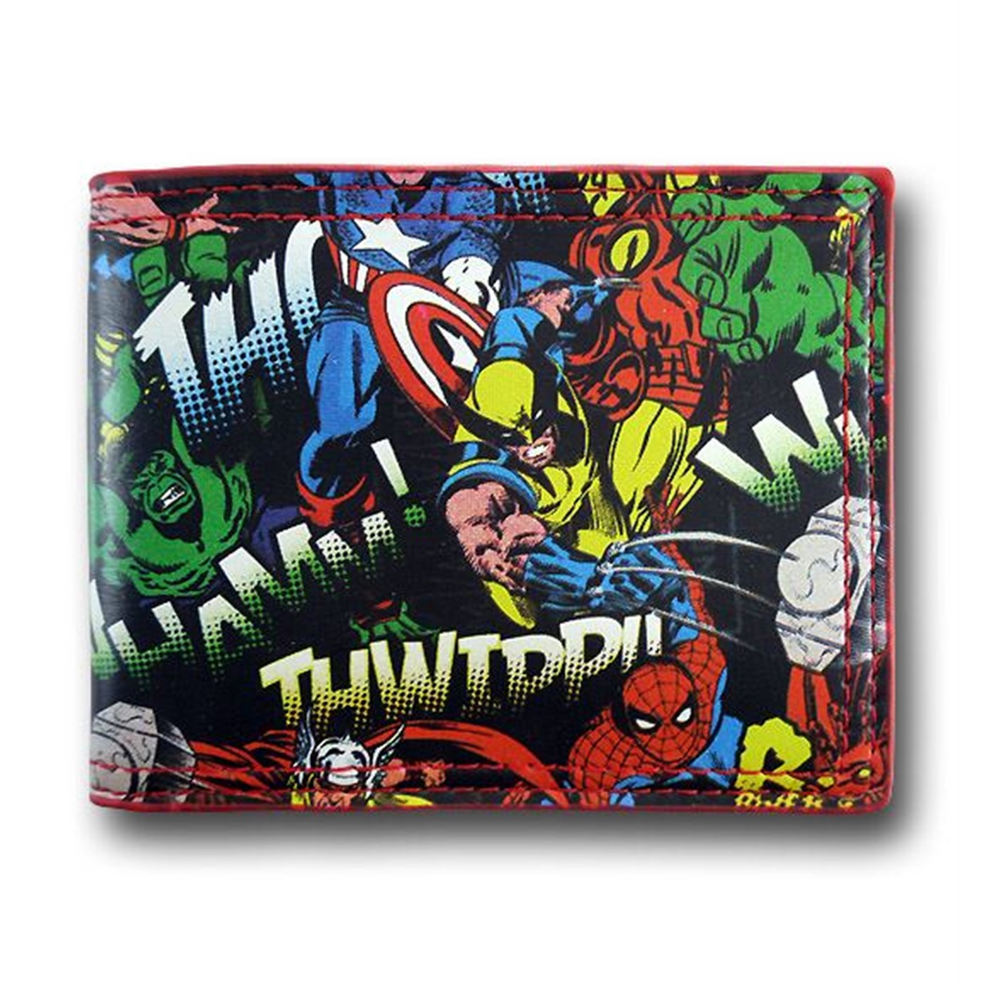 Marvel All Over Print Multi-Bifold, Black