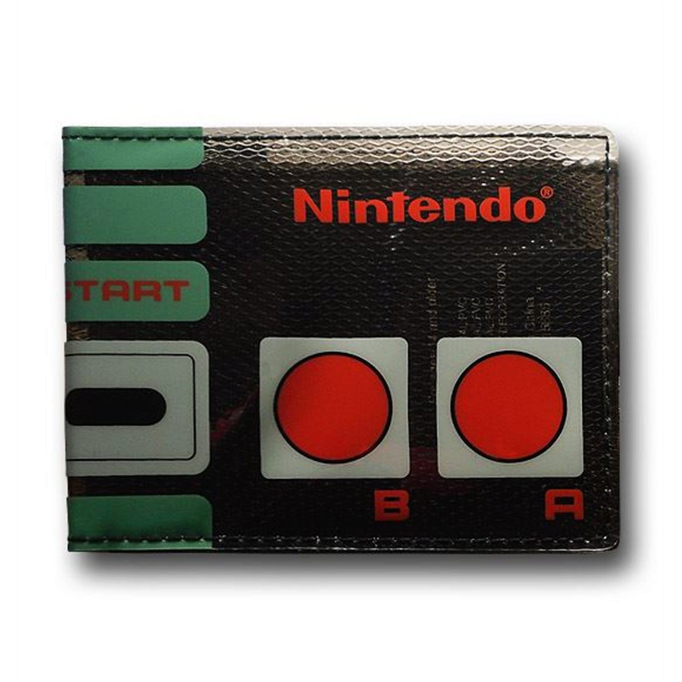 Nintendo Controller Fat Free Wallet, Black