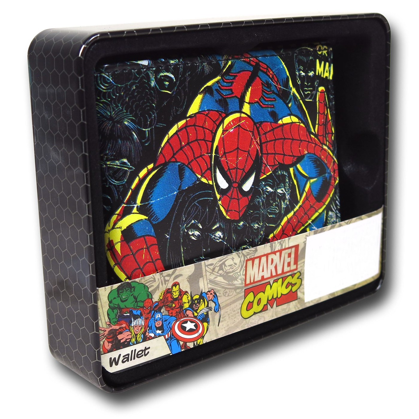 Amazing Spiderman #100 Cover Wallet and Tin, Black