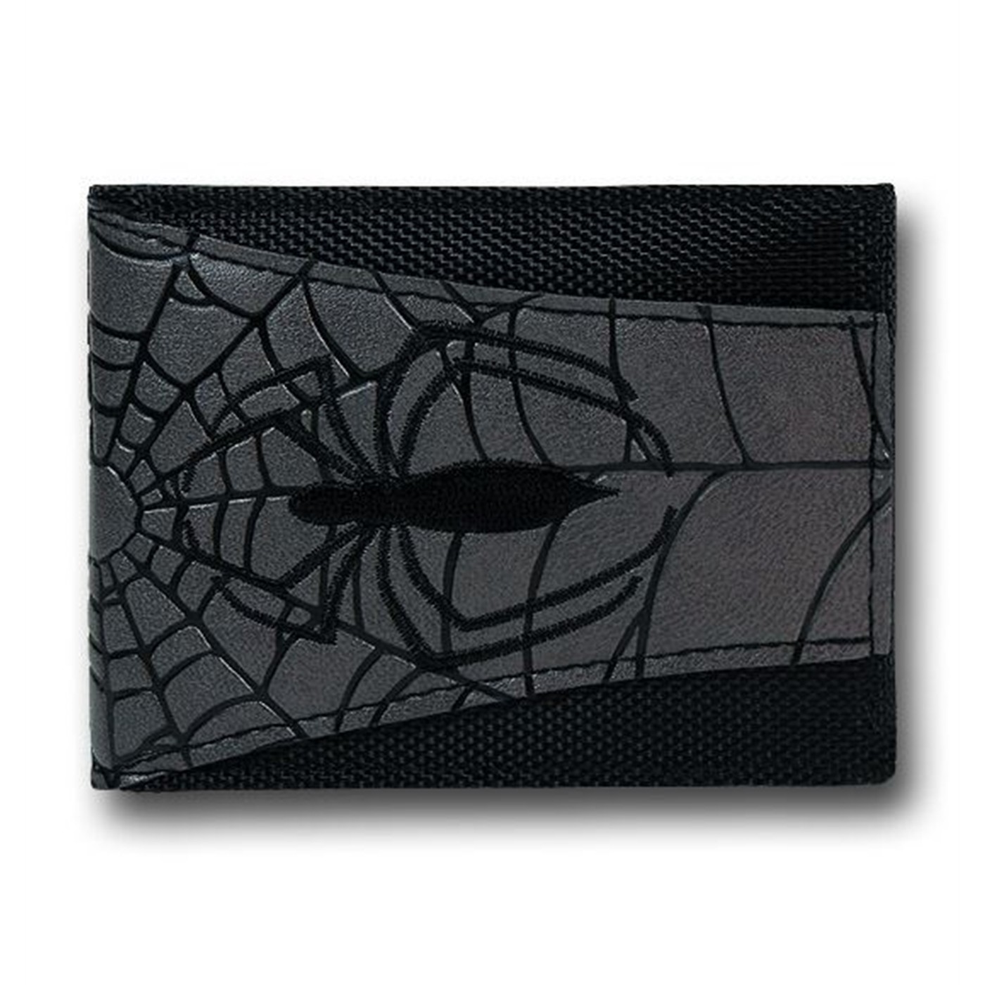 Spiderman Grey Costume Bi-Fold Wallet, Black