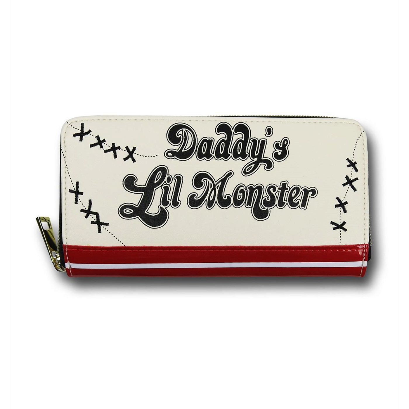 Suicide Squad Harley Quinn Monster Women's Zip Wallet, White