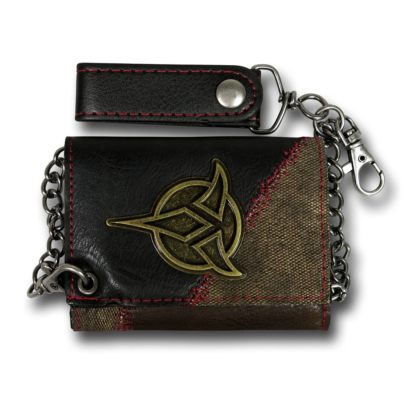 Star Trek Klingon Chain Wallet, Black