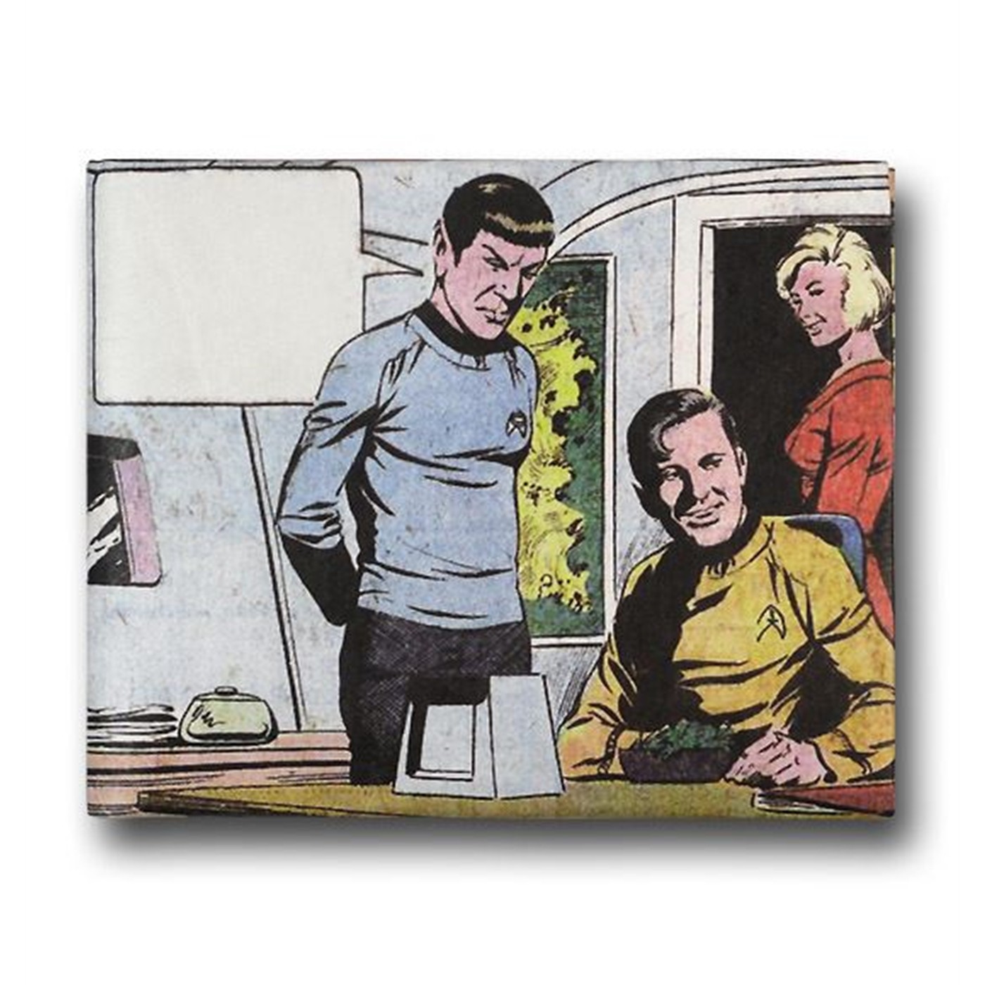 Star Trek Comic DIY Bubble Tyvek Mighty Wallet, White