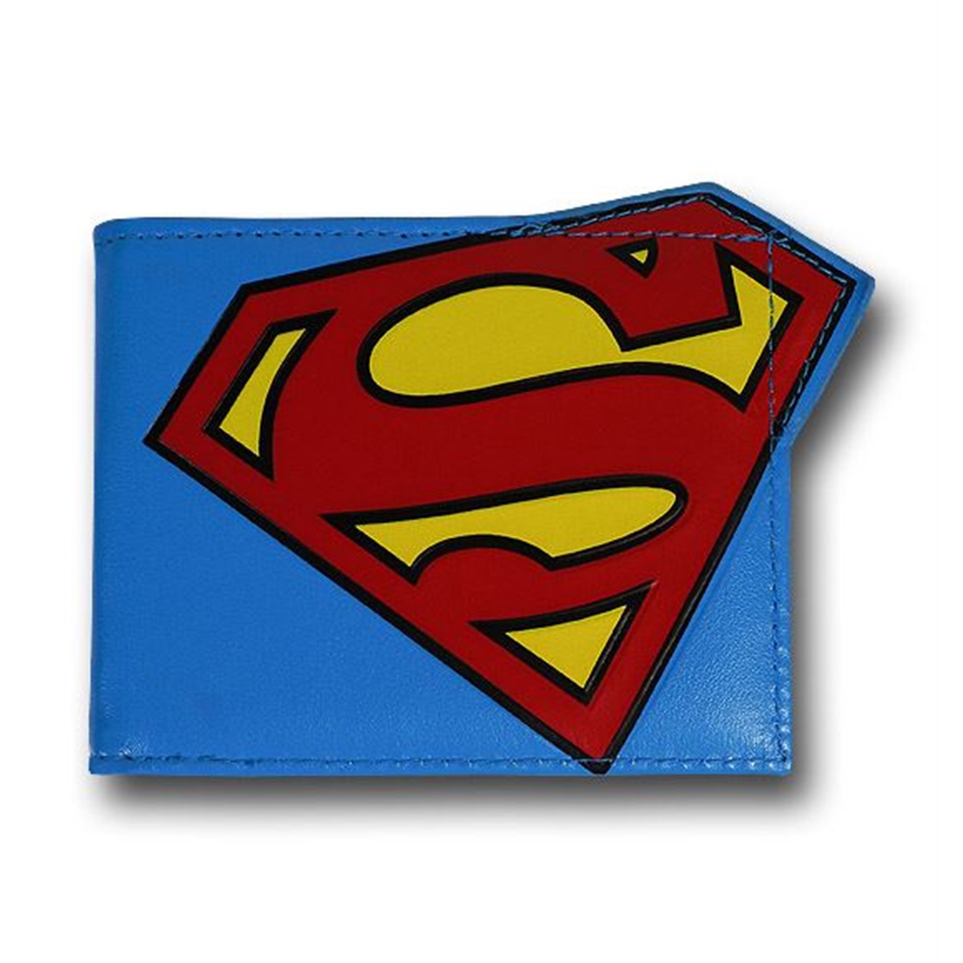 Superman Big Logo Blue Wallet, Blue