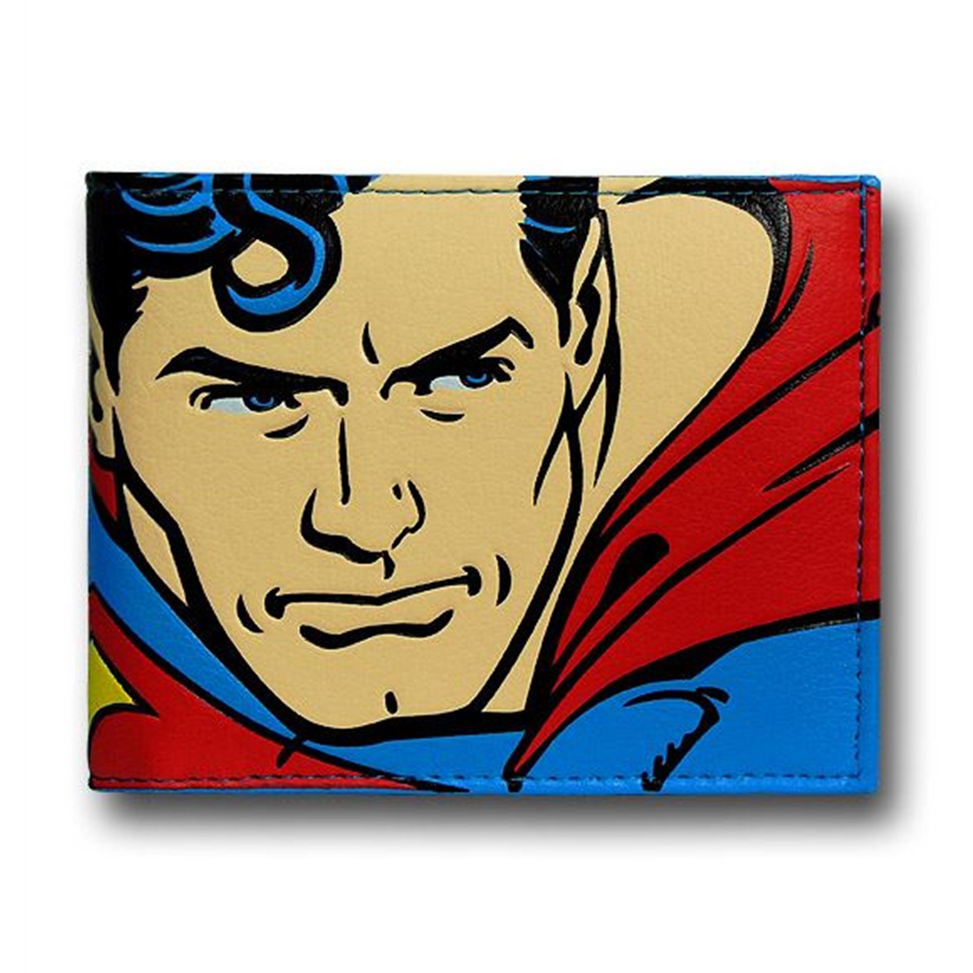 Superman Big Kryptonian Bi-Fold Wallet, Black