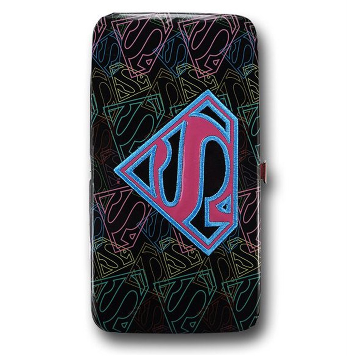 Superman Multi-Symbol Metal Hinge Wallet