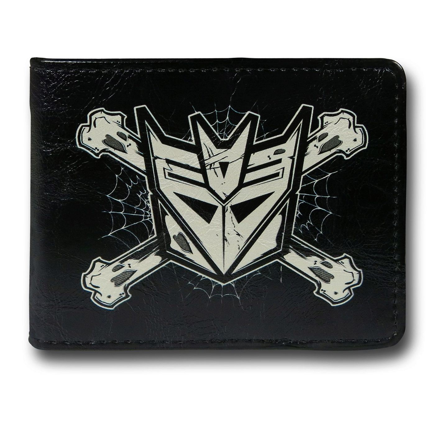 Transformers Decepticon & Crossbones Bi-Fold Wallet, Black
