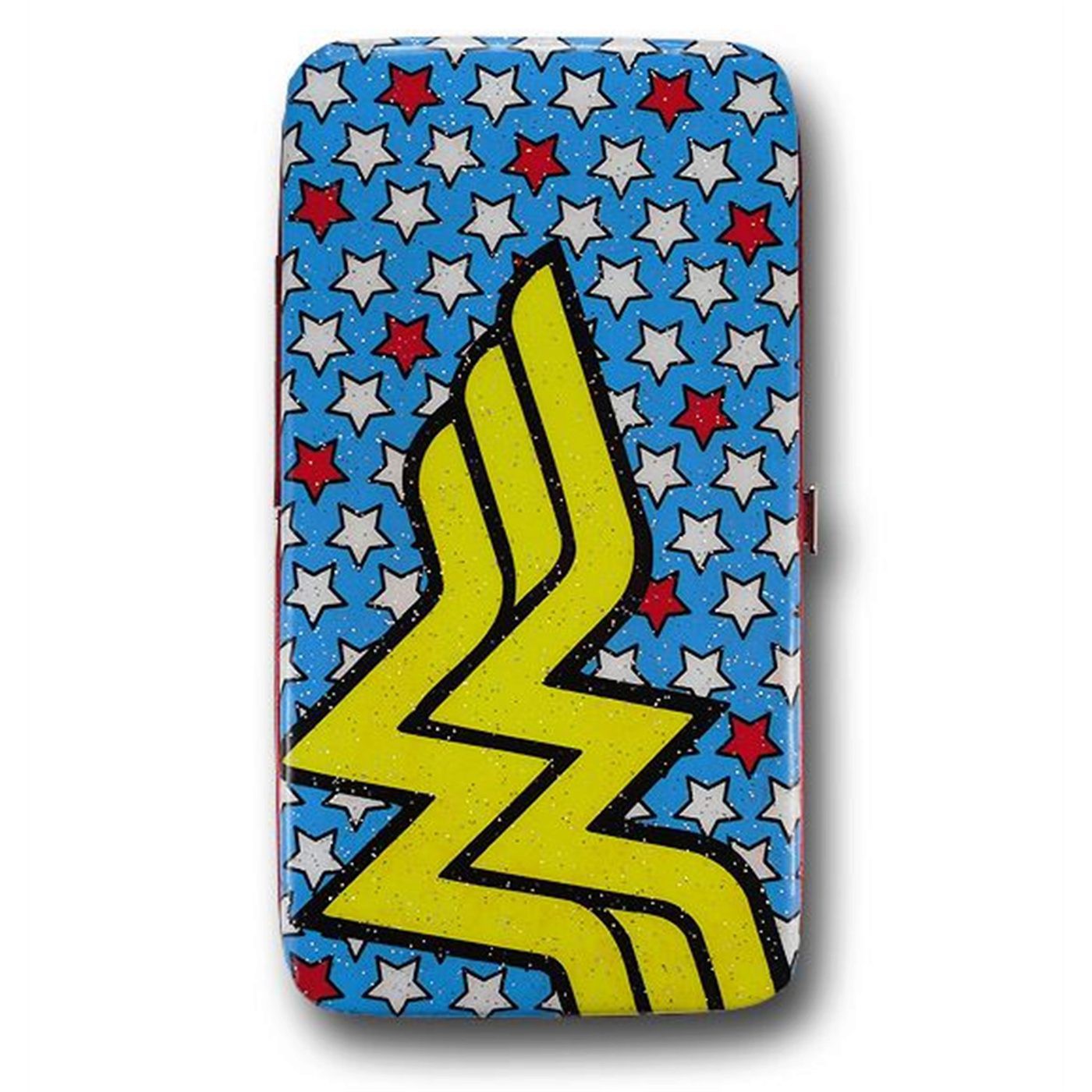 Wonder Woman Glitter Symbol Hinge Wallet