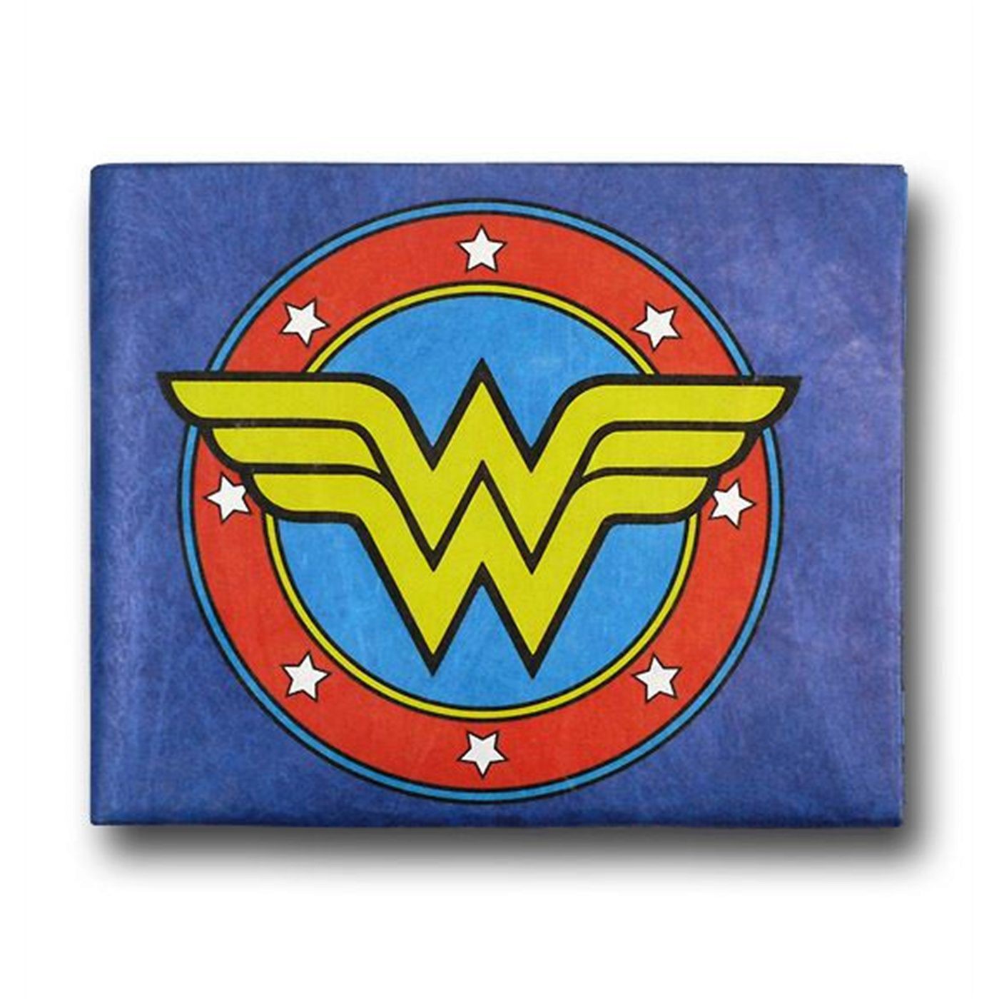 Wonder Woman Symbol Tyvek Mighty Wallet, Blue