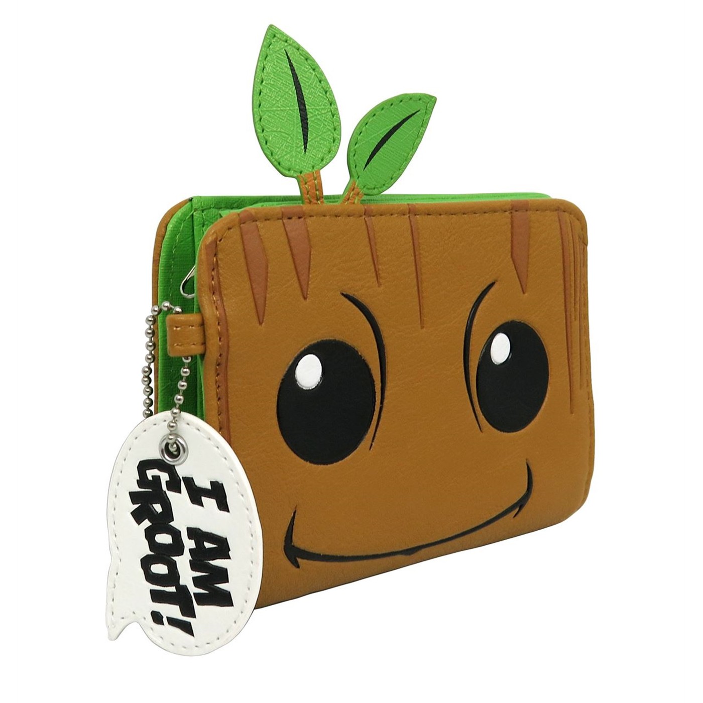 GOTG Vol. 2 Baby Groot Women's Bi-Fold Wallet, Brown