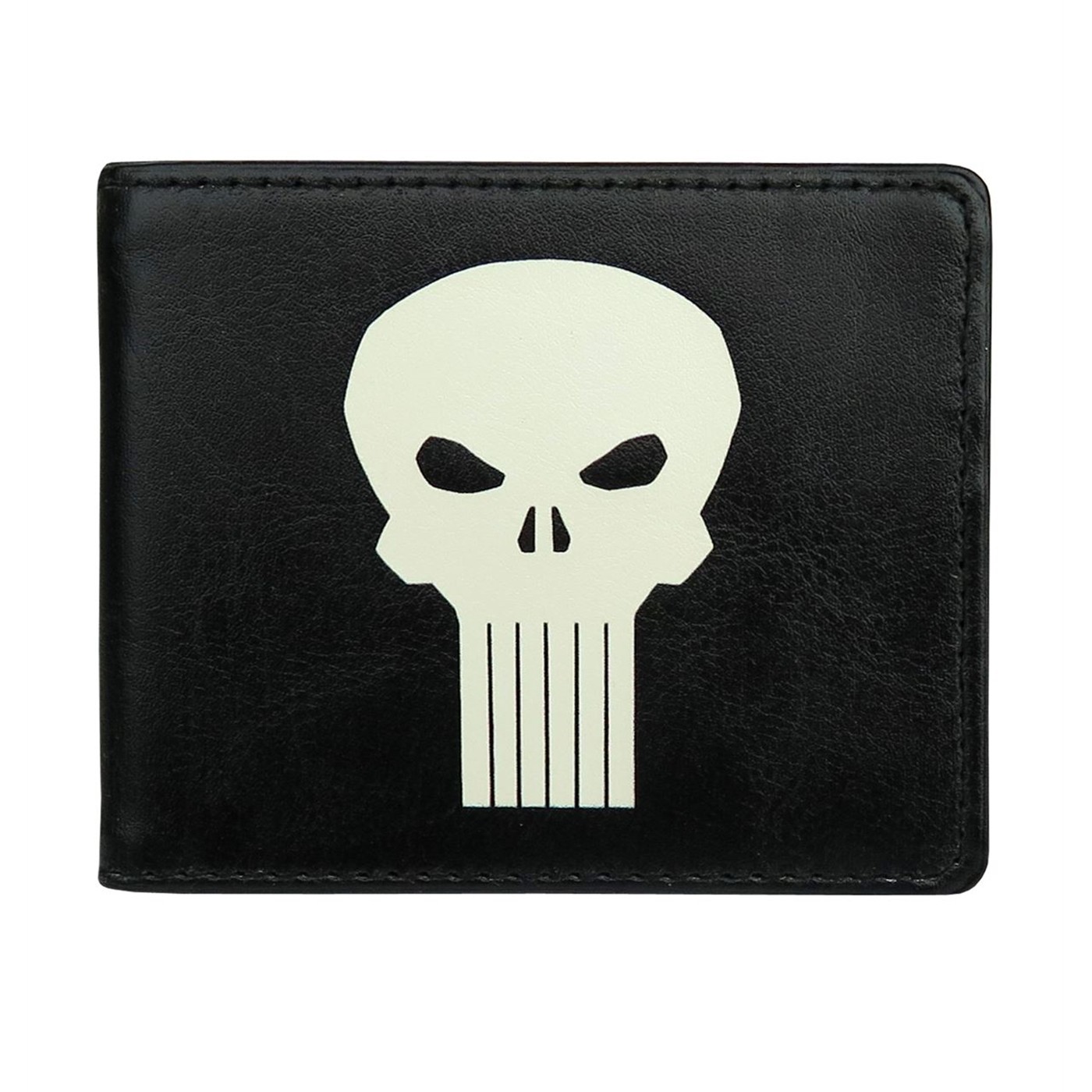 Punisher Symbol Bi-Fold Wallet, Black