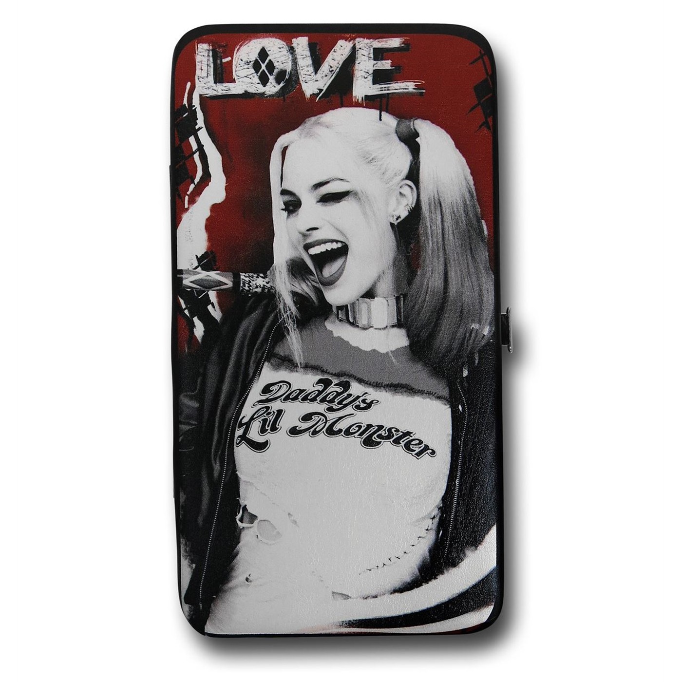 Suicide Squad Mad Love Women's Hinged Wallet, Red
