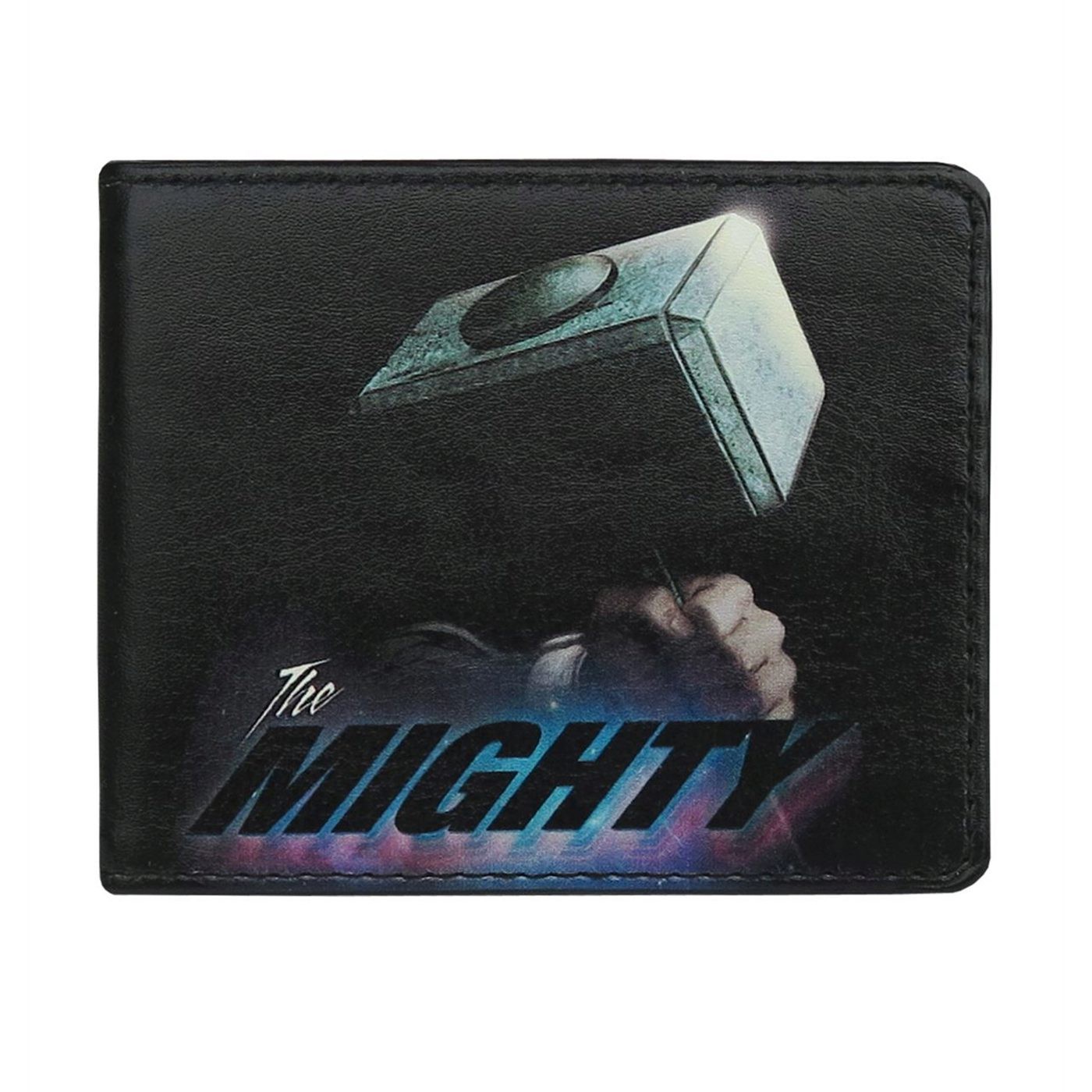 Thor Mighty Hammer Bi-Fold Wallet, Black