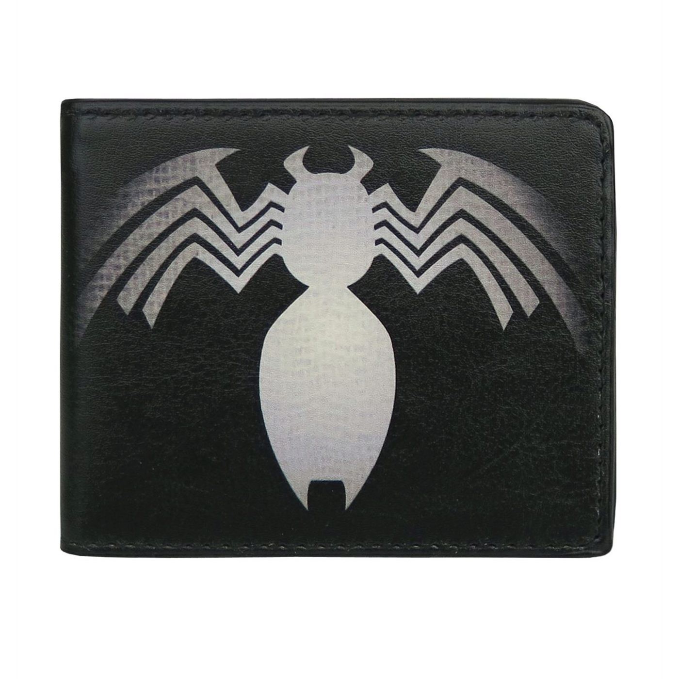Venom Symbol Bi-Fold Wallet, Black