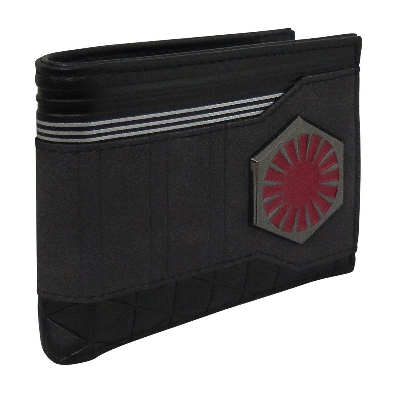Star Wars Last Jedi First Order Men's Bi-Fold Wallet, Black