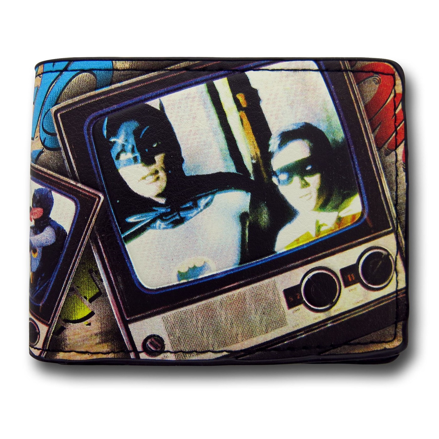 Batman 66 TV Screen Bi-Fold Wallet, Blue