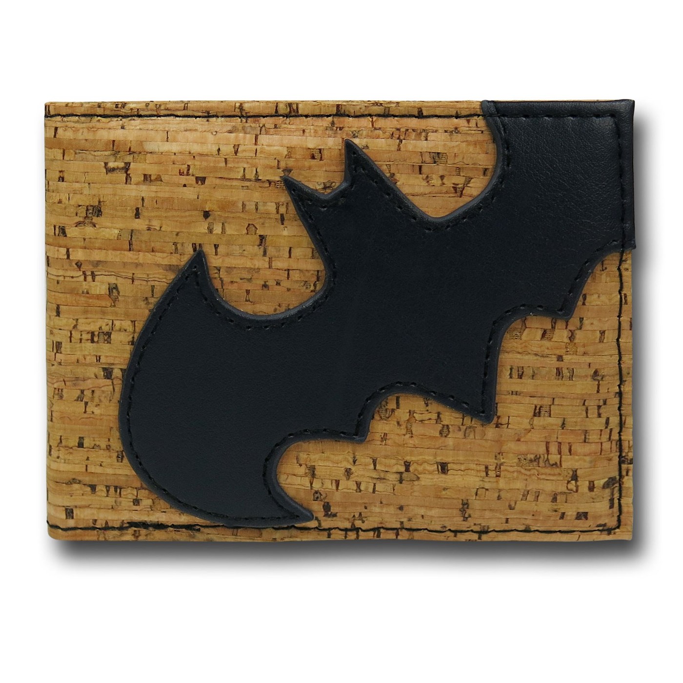 Batman Cork Bi-Fold Wallet, Brown