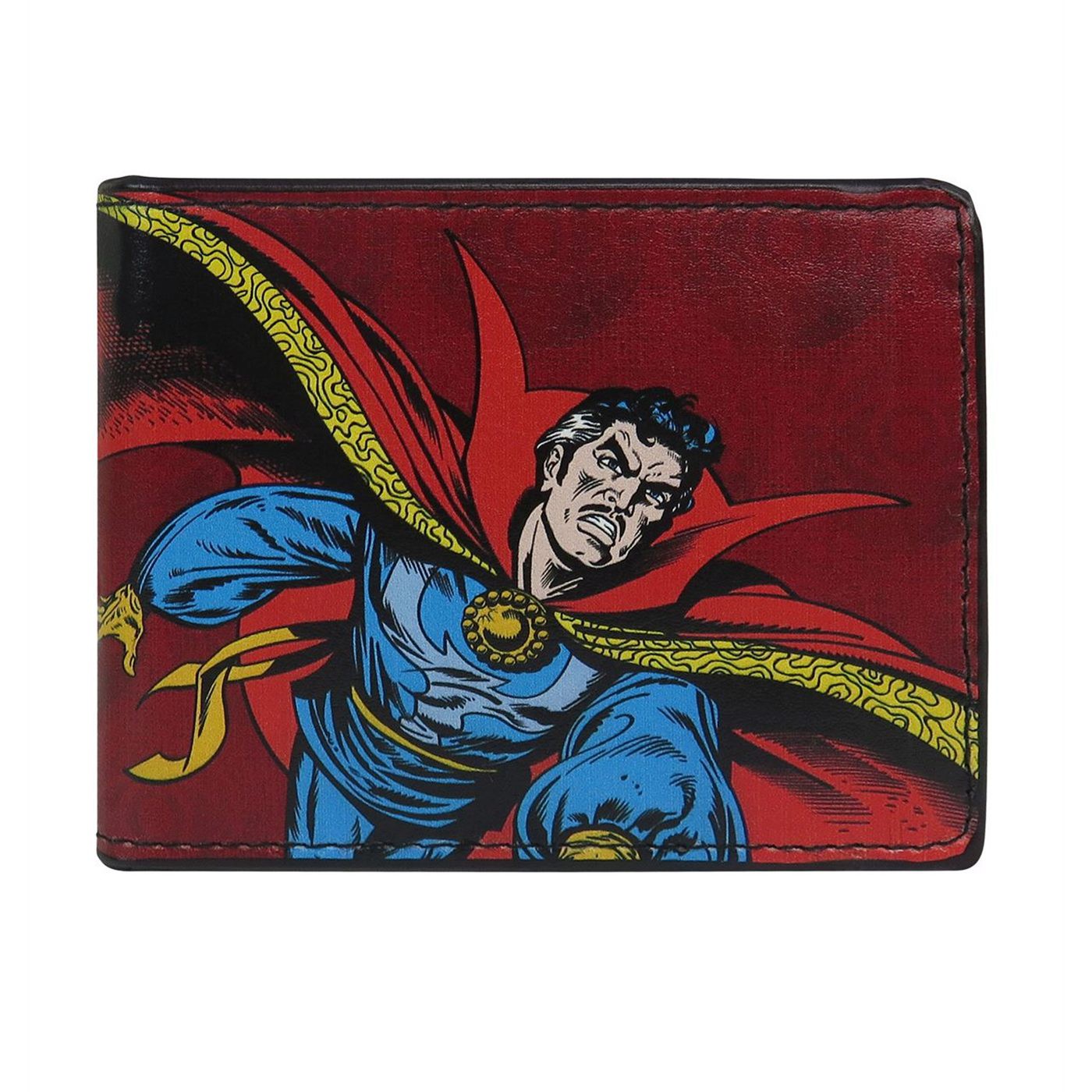 Dr. Strange Classic Men's Bi-Fold Wallet, Red