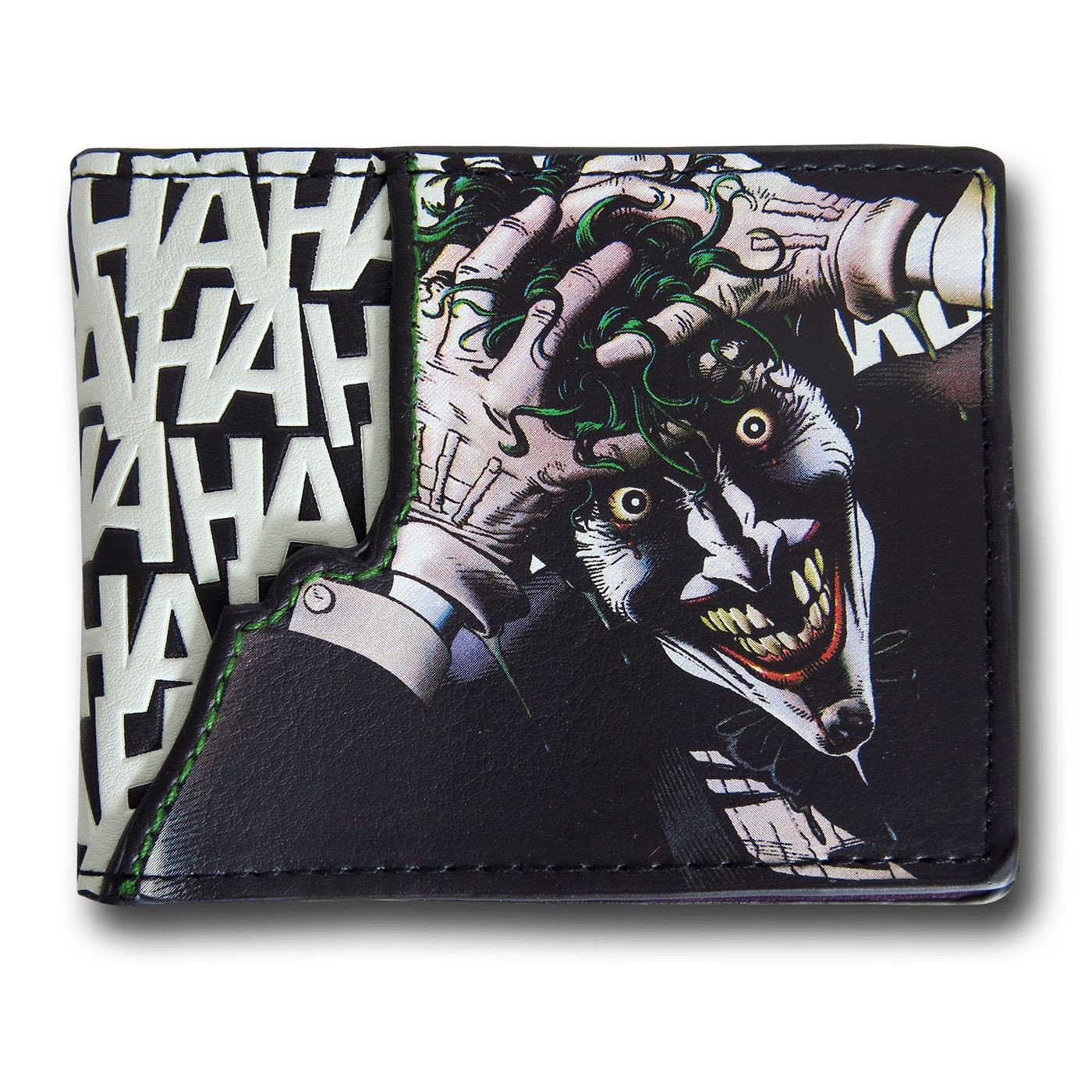 Joker HAHAHA Bi-Fold Wallet, Black