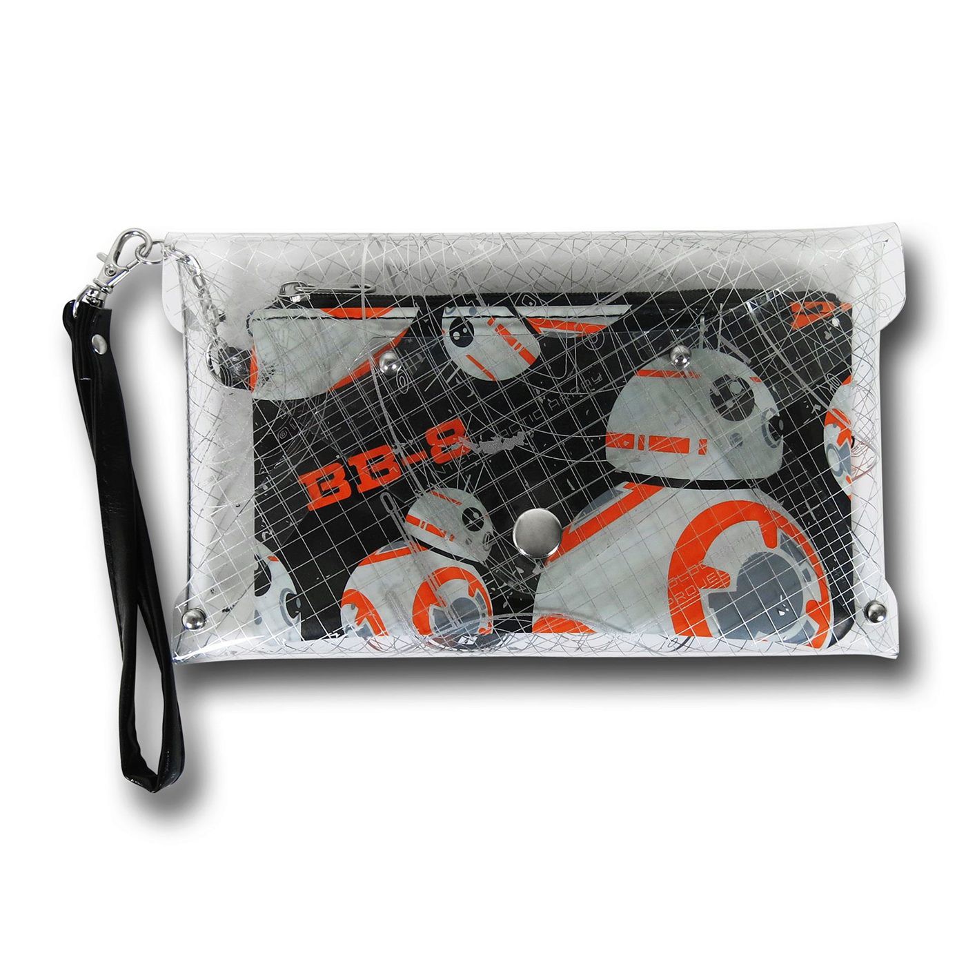 Star Wars The Force Awakens BB-8 Wristlet Wallet, Orange