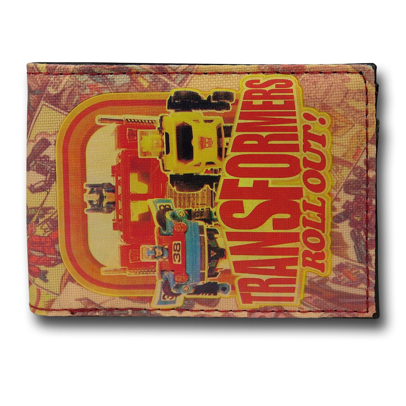 Transformers Sublimated Roll Out Bi-Fold Wallet, Red