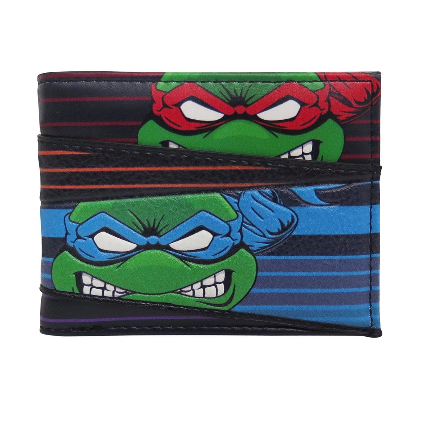 TMNT Angry Turtles Bi-Fold Wallet, Green