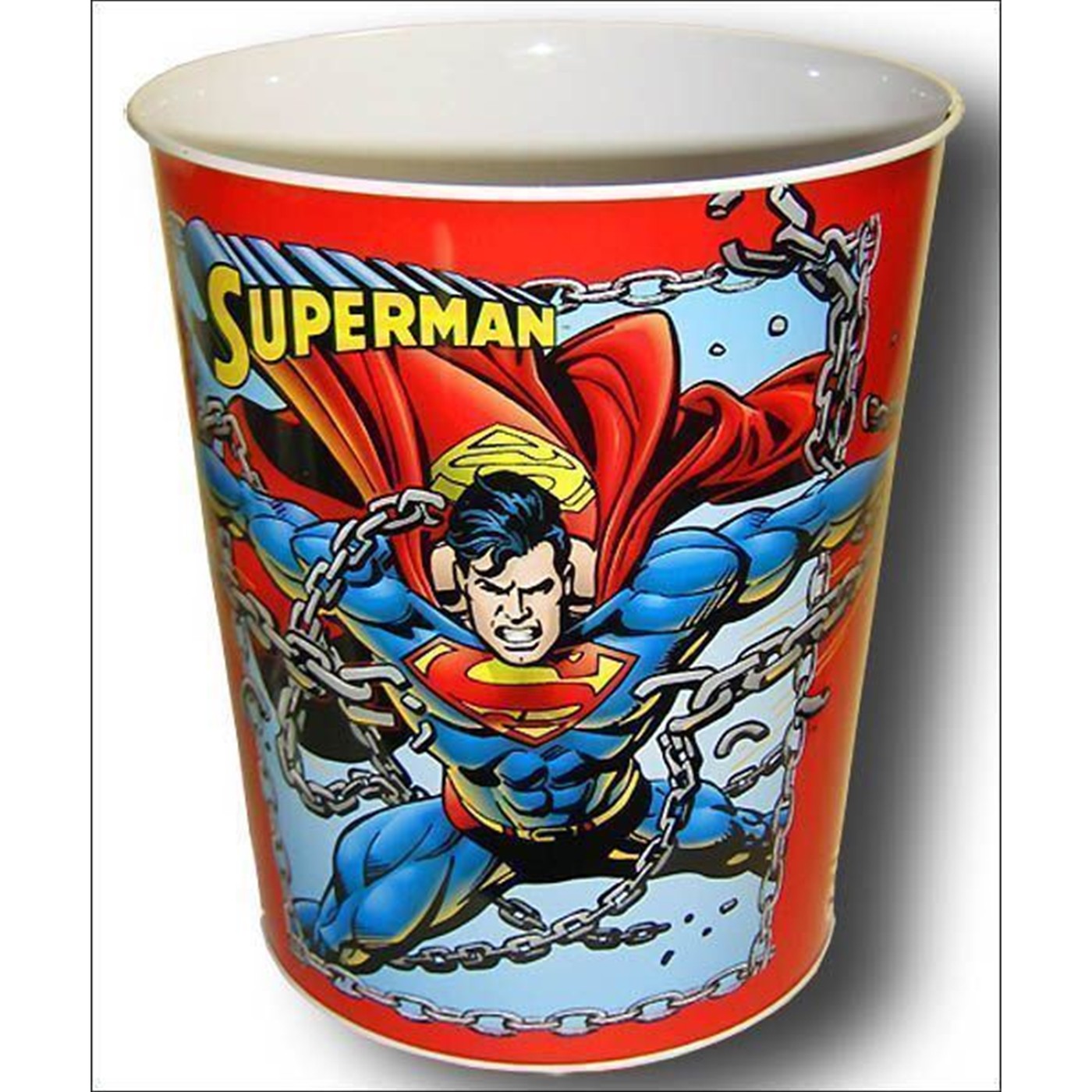 Superman Chains Wastebasket