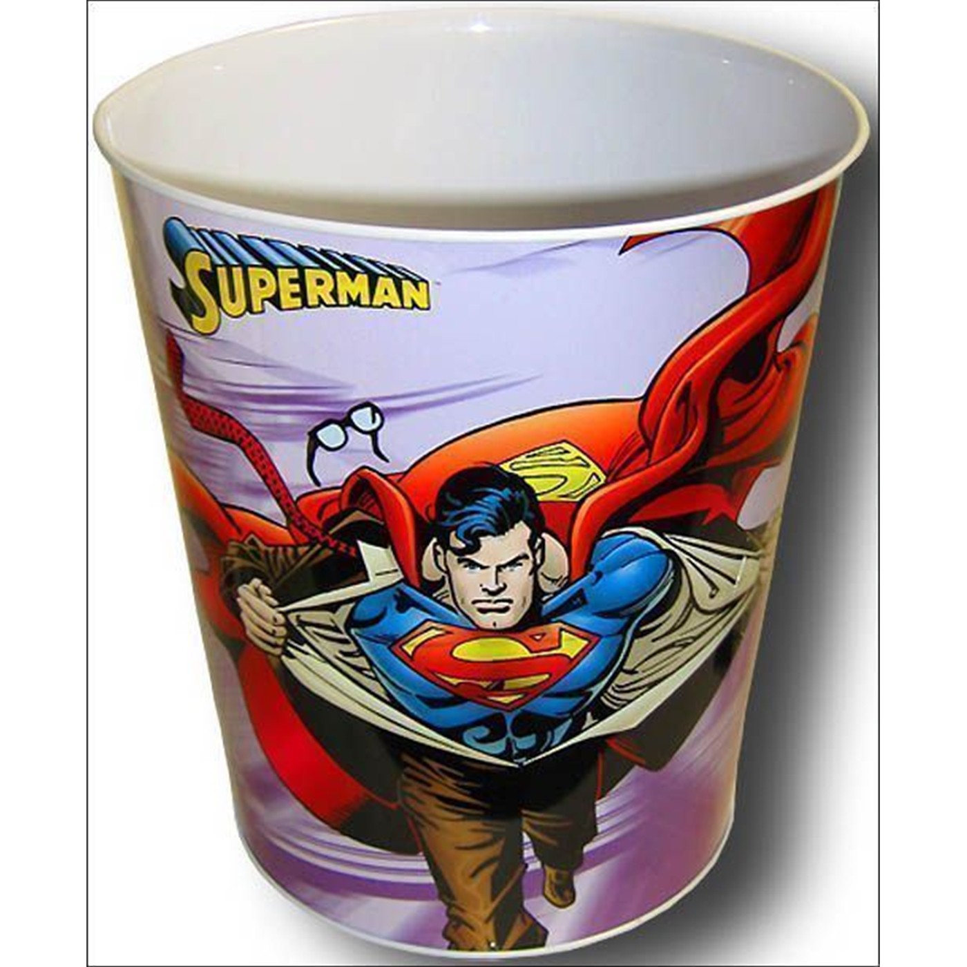 Superman Changing Wastebasket