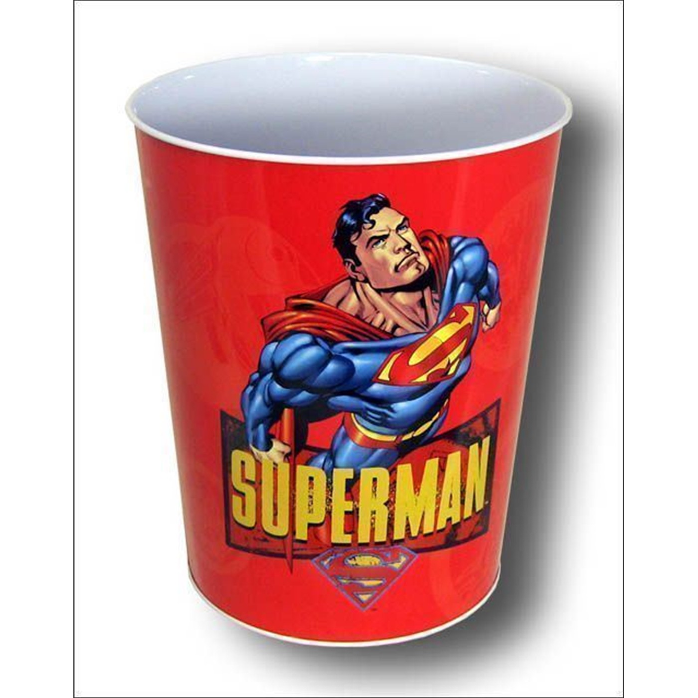 Superman Red Wastebasket