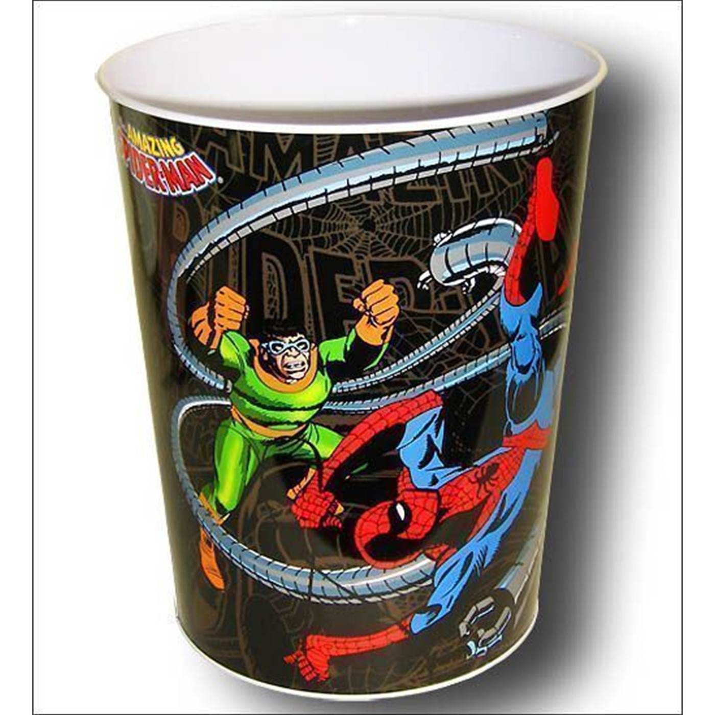 Spiderman Black Wastebucket