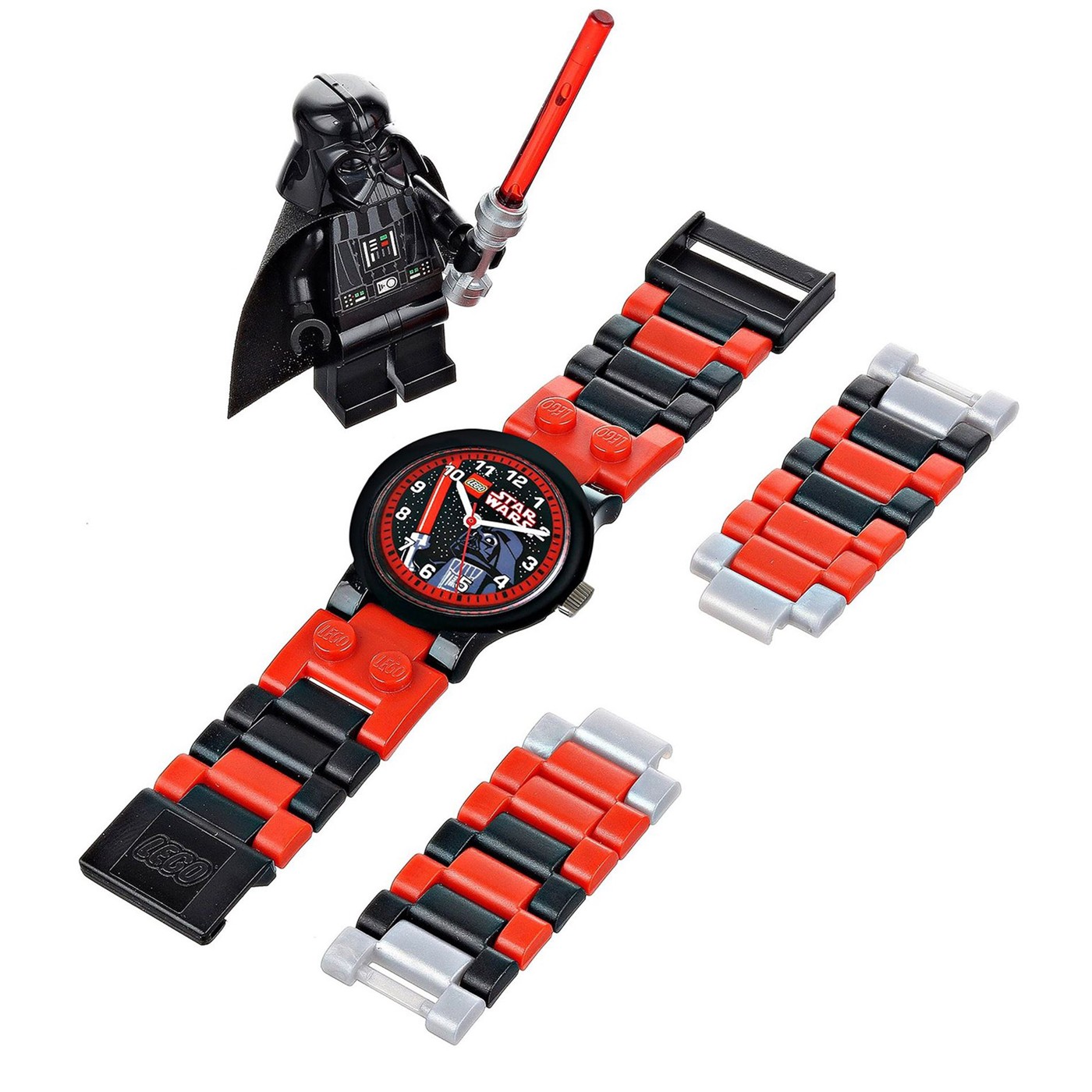 Star Wars Kids LEGO Darth Vader Watch, Red