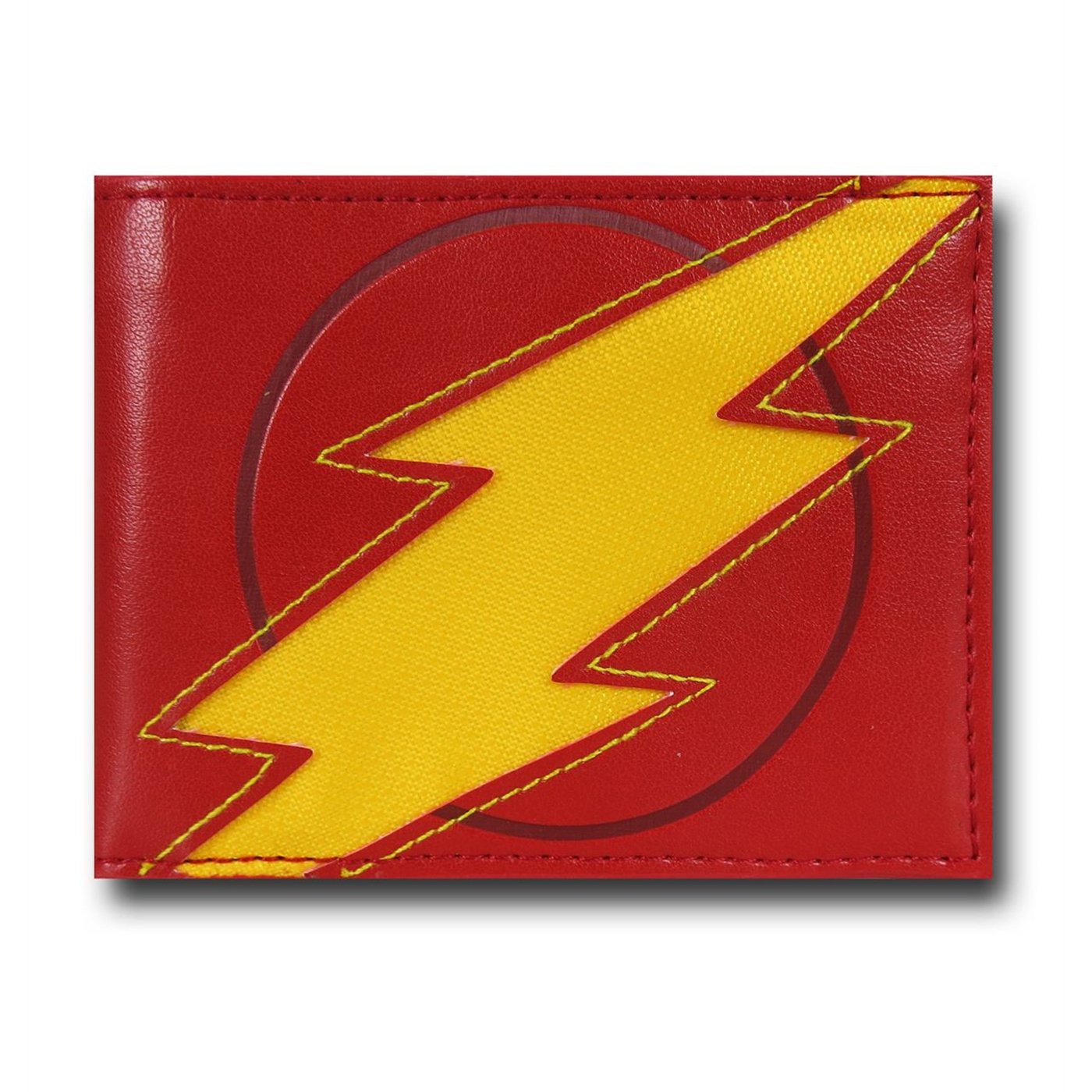 Flash Lightning Reveal Men's Bi-Fold Wallet, Red
