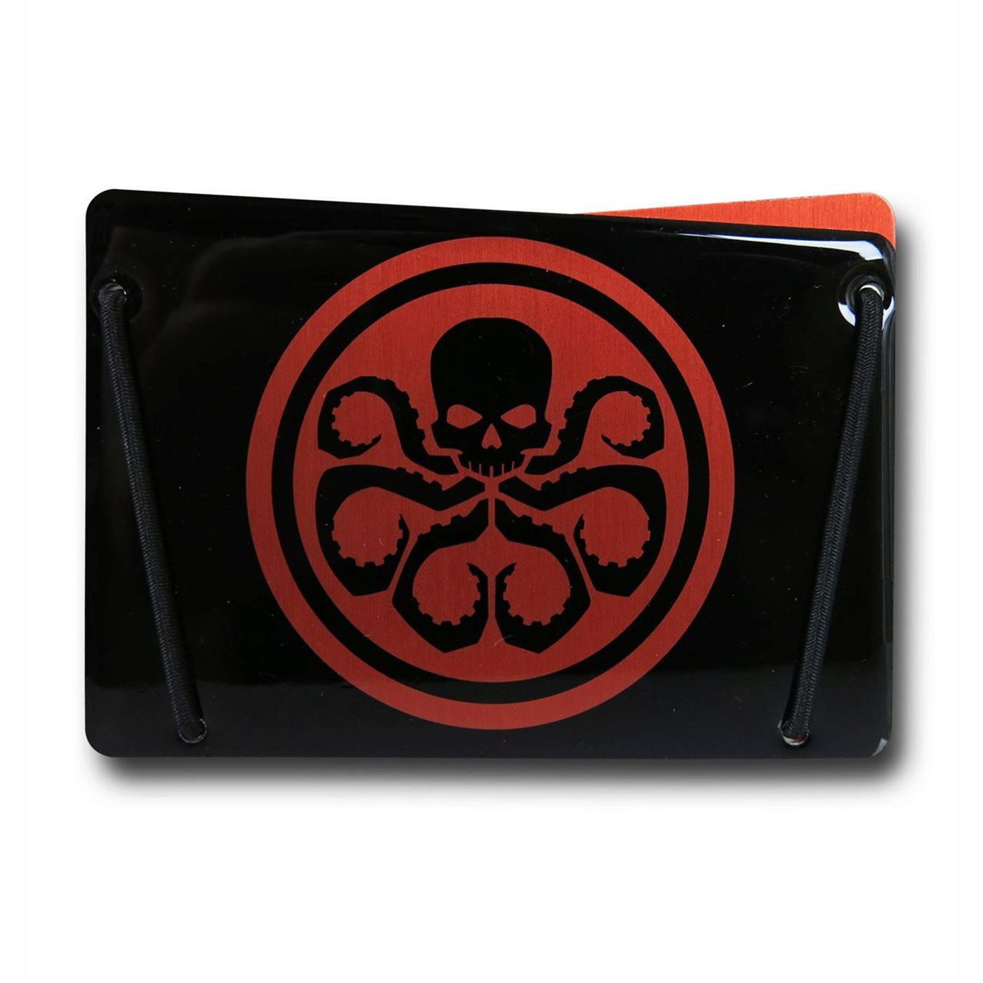 Hydra Symbol Credit Card Wallet, Black