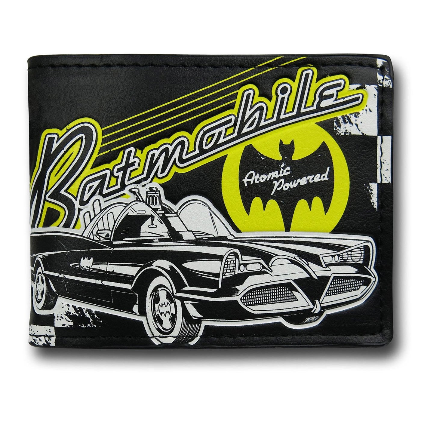 Batman 66 Batmobile Bi-Fold Wallet, Black