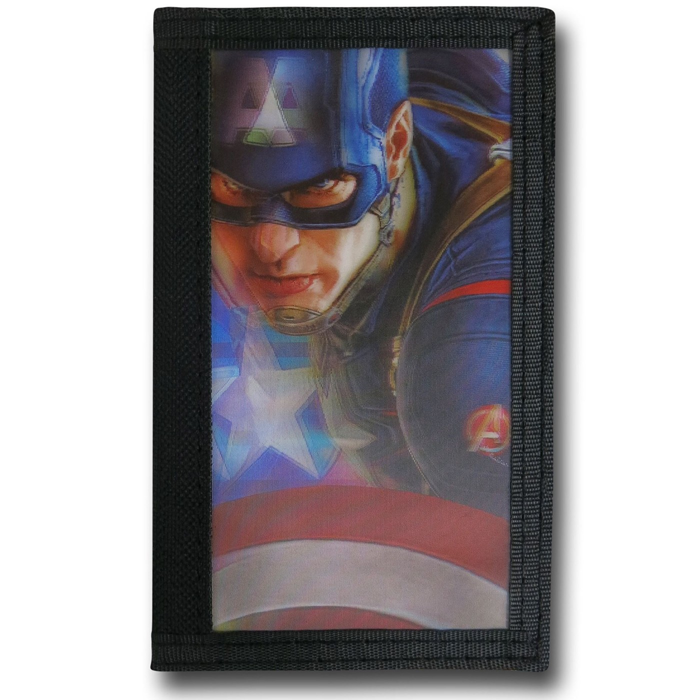 Captain America Age of Ultron Lenticular Velcro Wallet, Blue