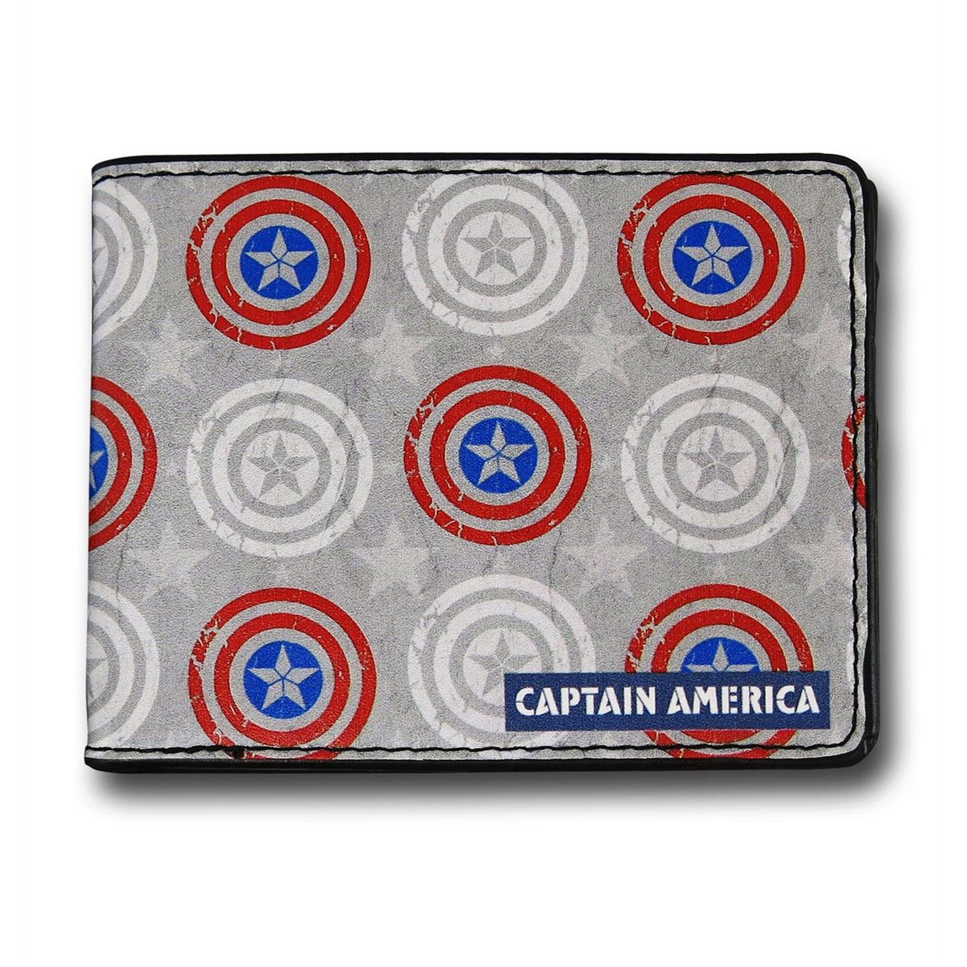 Captain America Civil War Shields Wallet, Grey