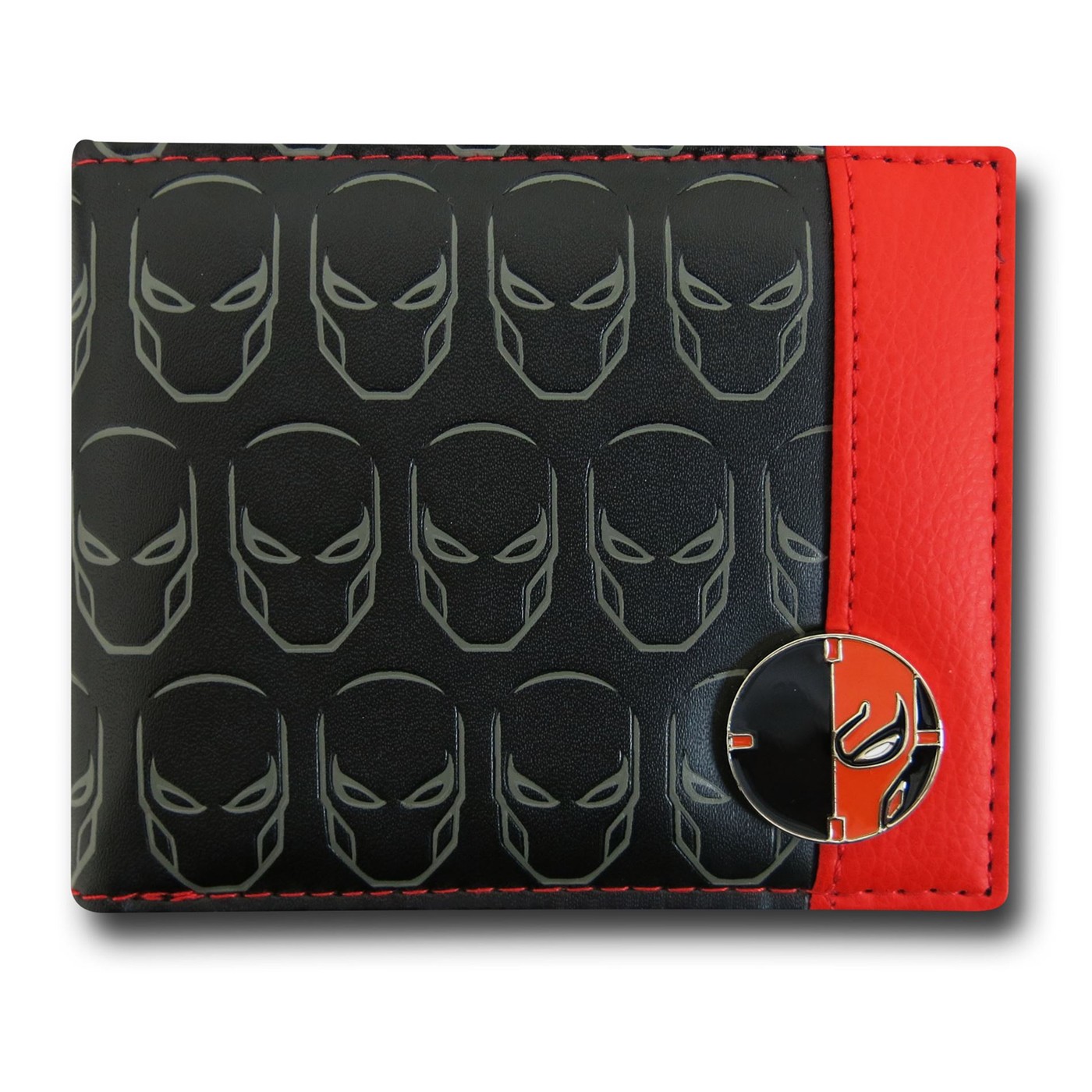Deathstroke Wallet w/ Mini Badge, Black