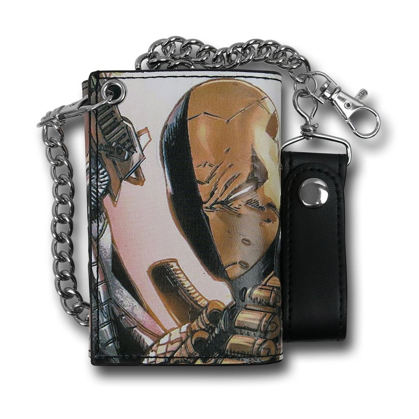 Deathstroke Assassin Men's Chain Wallet, Red