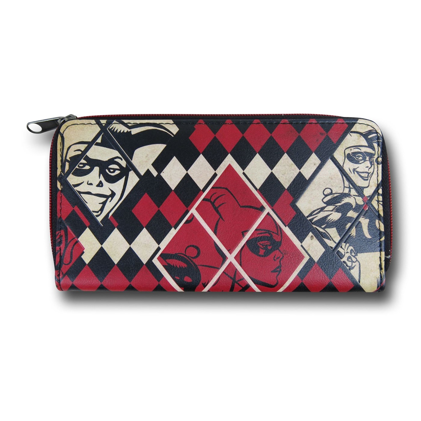 Harley Quinn Women's Zip Wallet, Black