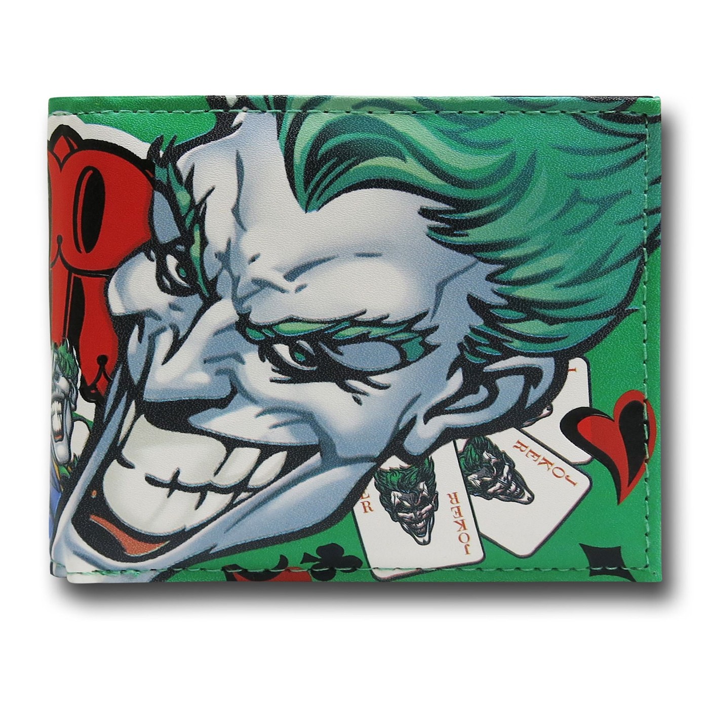 Joker Sublimated Cards Wallet, Green