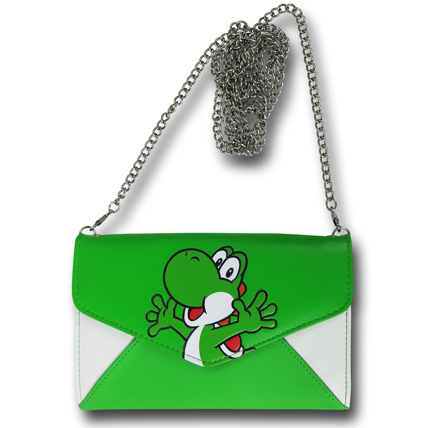 Yoshi Envelope Wallet w/ Chain, Green
