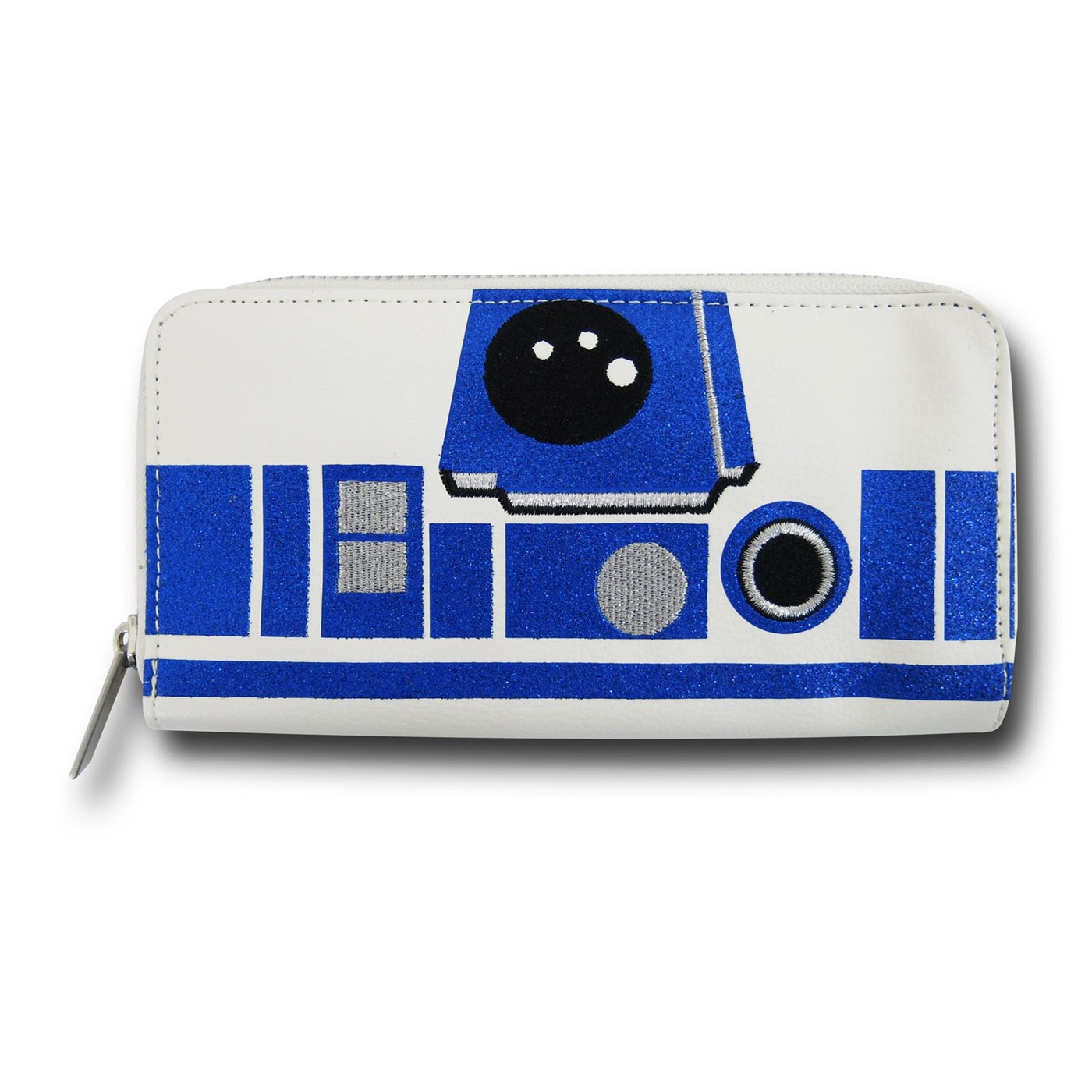 Star Wars R2D2 Glitter Women's Zip Wallet, White