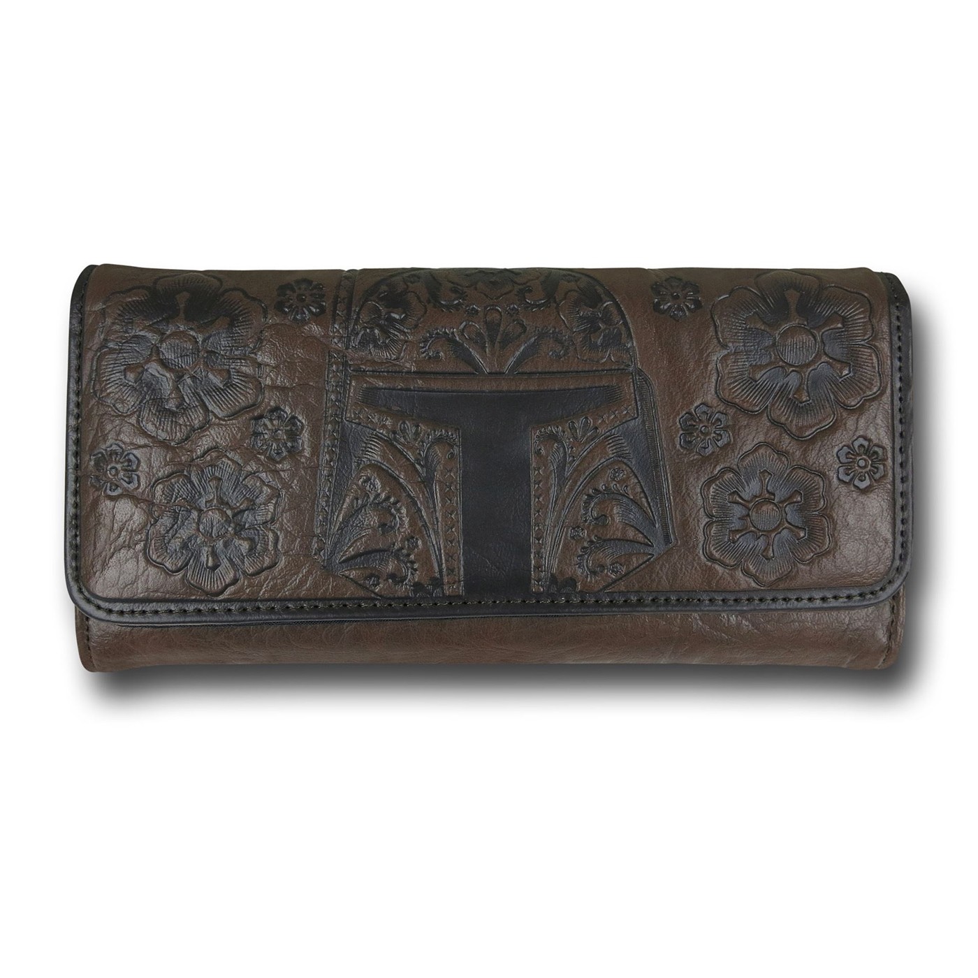 Boba Fett Faux Leather Envelope Women's Wallet, Brown