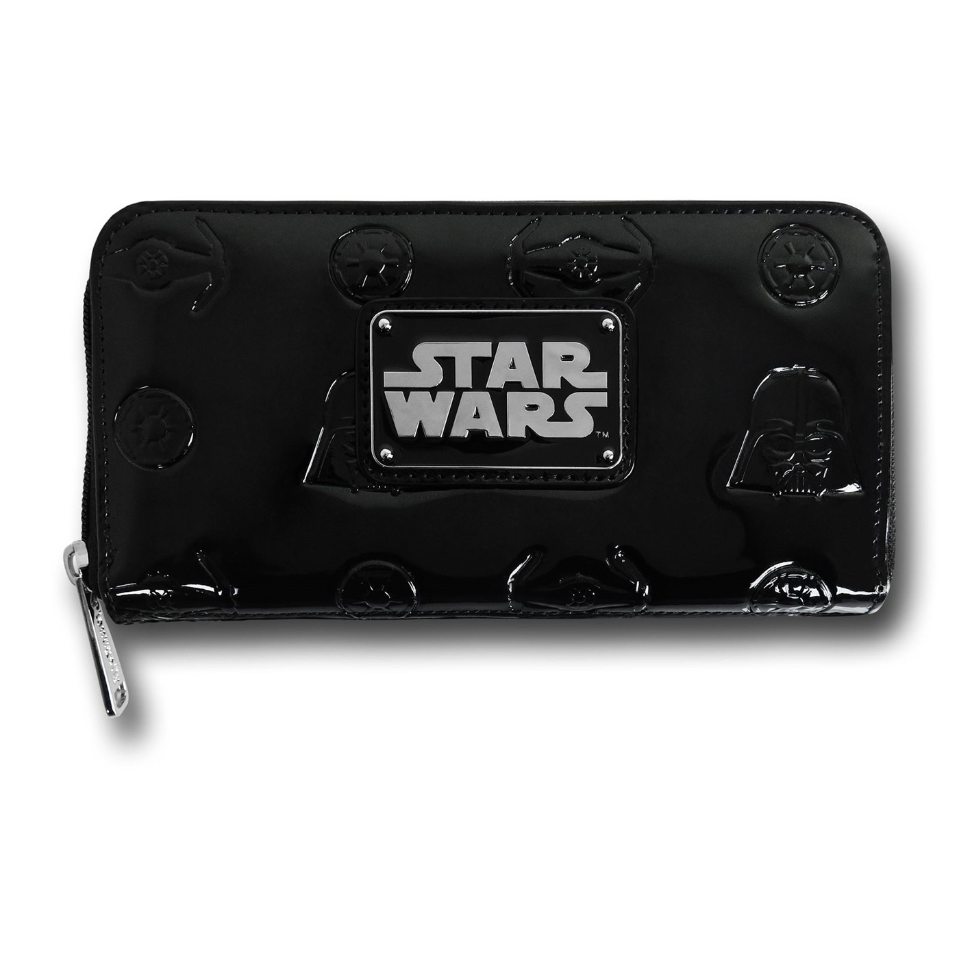 Star Wars Darth Vader Zip-Around Wallet, Black