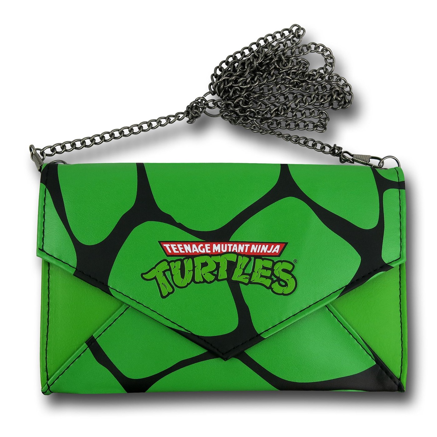 TMNT Envelope Wallet w/ Chain, Green